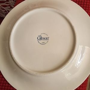 Gibson dinner plate